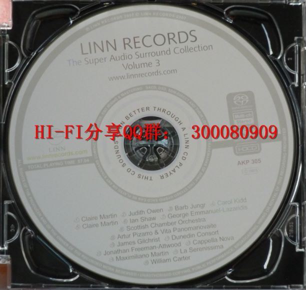 英国LINN（莲）试音环绕王 混合层多声道SACD CD3(579.14M)