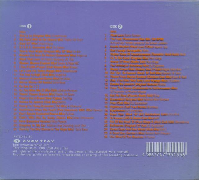 艾回唱片 98 DJ 精选.Best DJ Non-Stop Hits 1998 2CD WAV(1.30G)