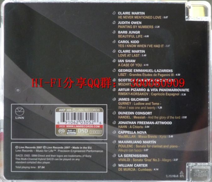 英国LINN（莲）试音环绕王 混合层多声道SACD CD3(579.14M)