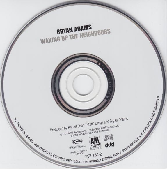Bryan Adams - Waking Up The Neighbours布莱恩.亚当斯 - 吵醒邻居 - 全球热卖超过1000万张(762.69M)